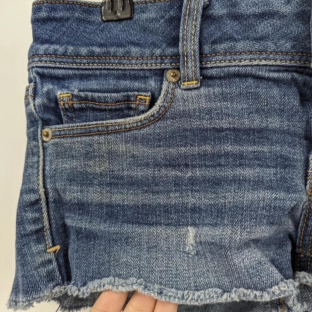 AMERICAN EAGLE Distressed Cutoff Denim Jean Shorts